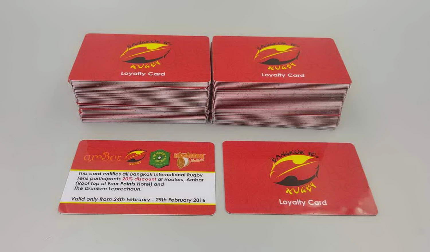 ตัวอย่างบัตรพลาสติก พิมพ์คมชัด เคลือบUV