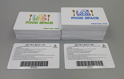บัตรแลกเงินร้านอาหาร