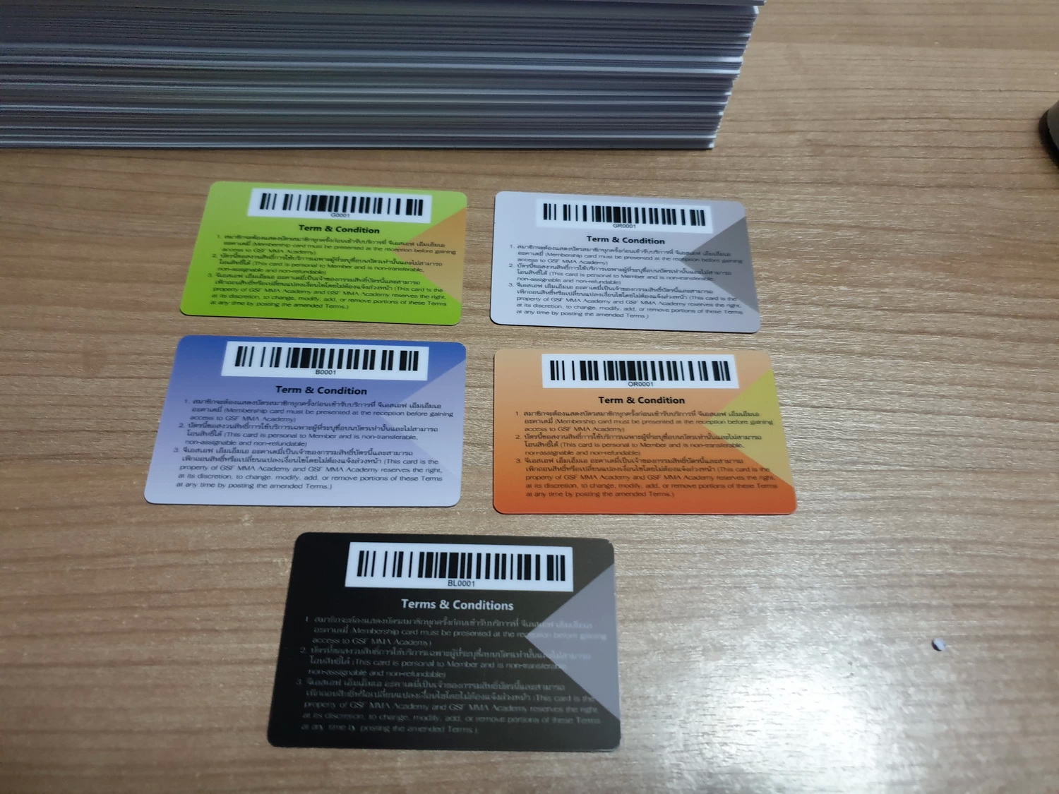 ตัวอย่างบัตรส่วนลด PVC ราคาโรงงาน ผลิตไว