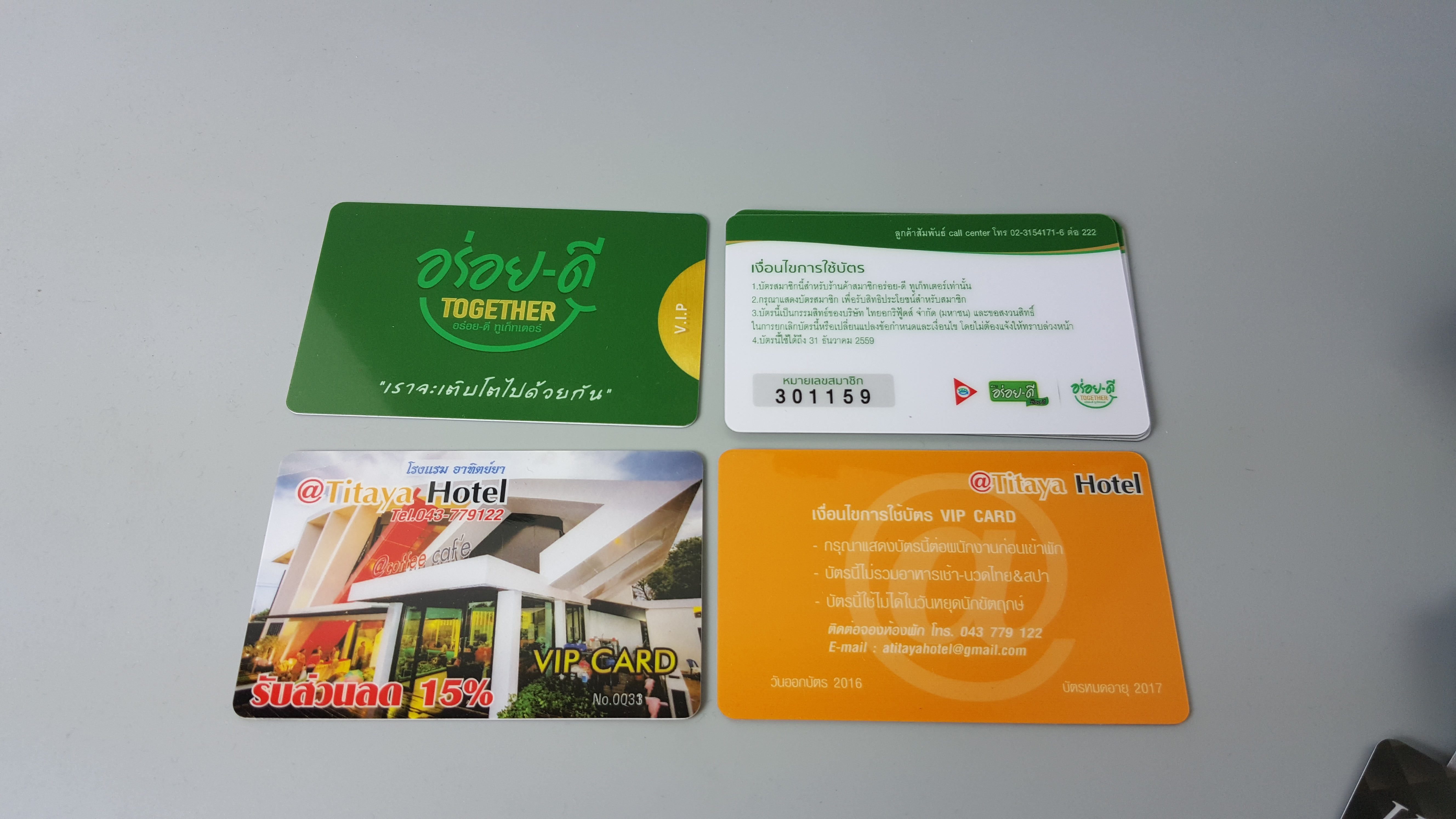บัตรโรงแรม
