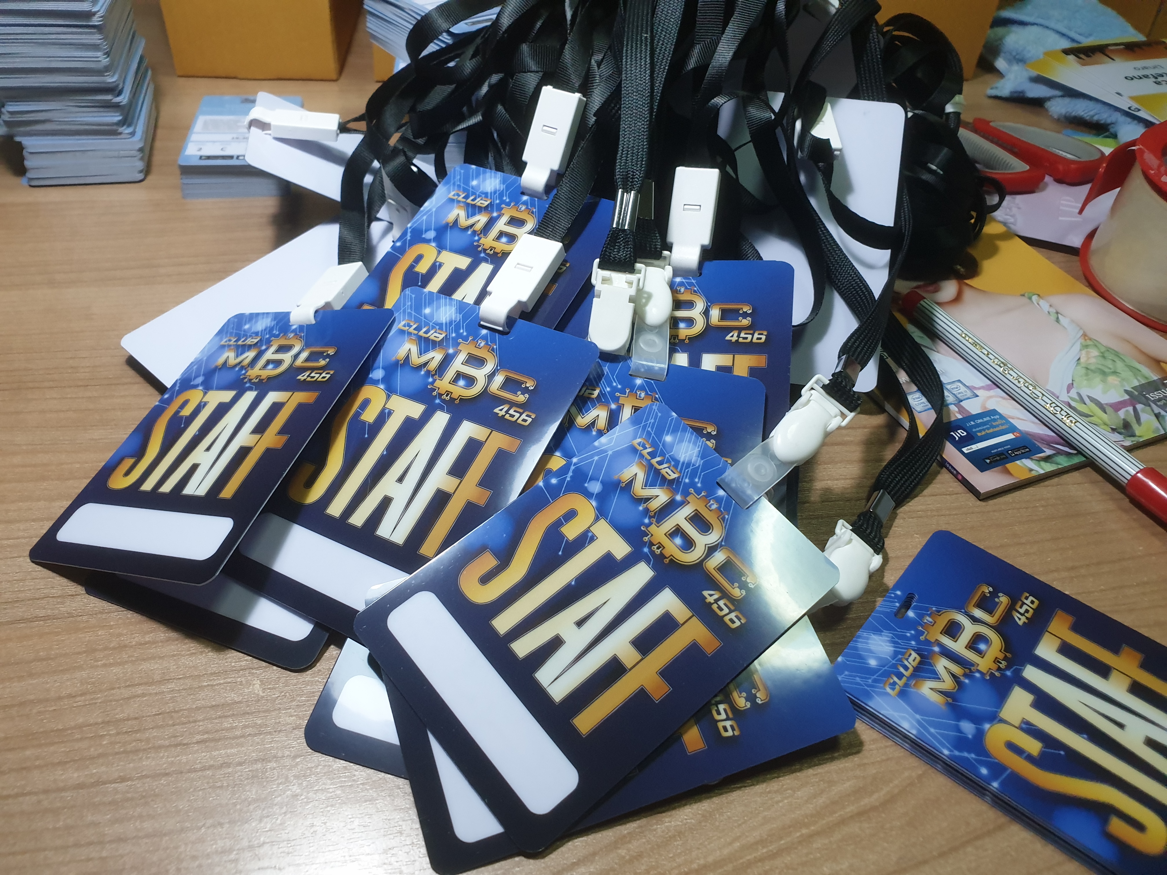 ตัวอย่างบัตรสตาฟ Staff Card