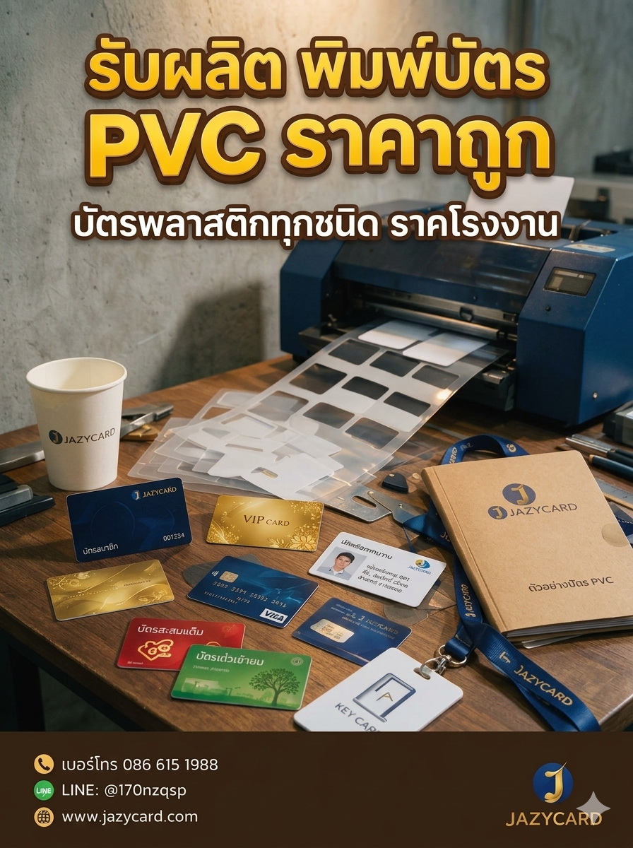 โฆษณาบัตร PVC JazyCard 3